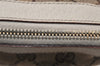 Authentic GUCCI Abbey Shoulder Tote Bag GG Canvas Leather 141470 Brown 5242K