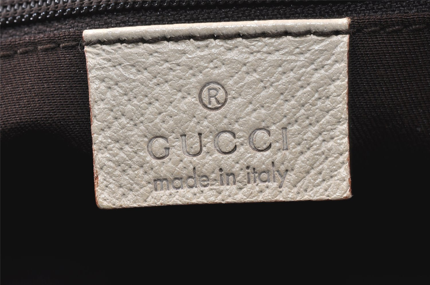 Authentic GUCCI Abbey Shoulder Tote Bag GG Canvas Leather 141470 Brown 5242K