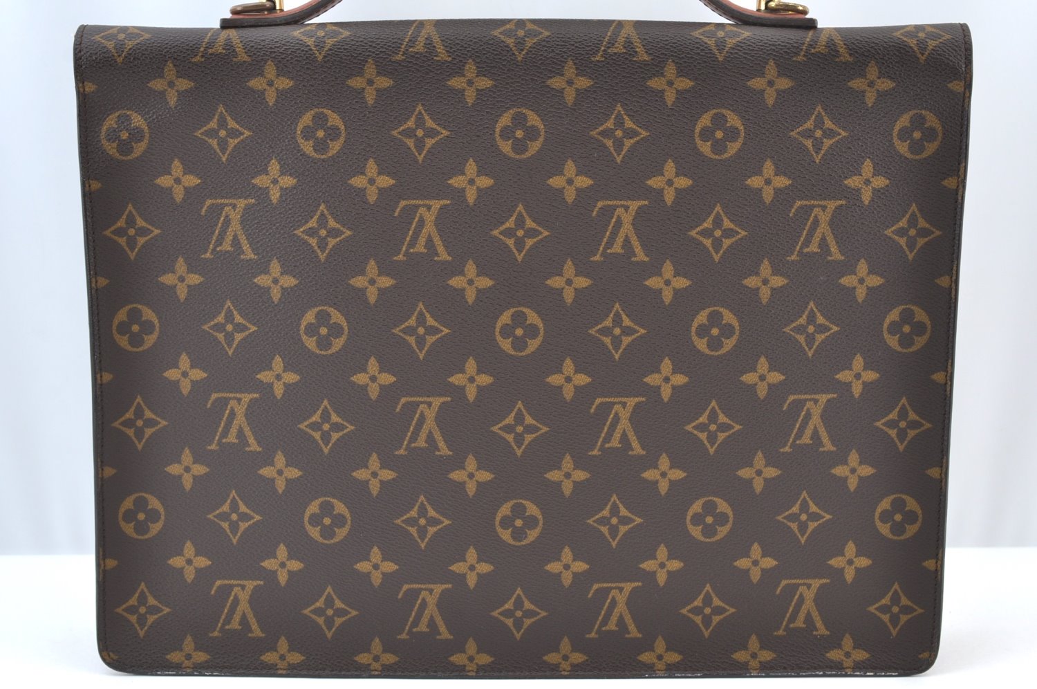 Auth Louis Vuitton Monogram Porte Documents Bandouliere M53338 Briefcase 5243H