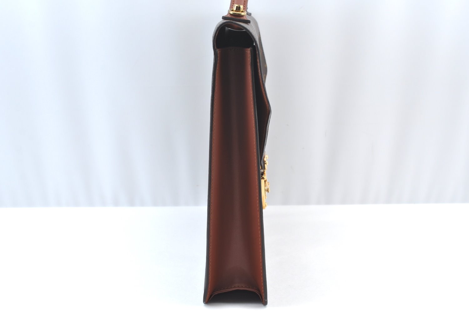 Auth Louis Vuitton Monogram Porte Documents Bandouliere M53338 Briefcase 5243H