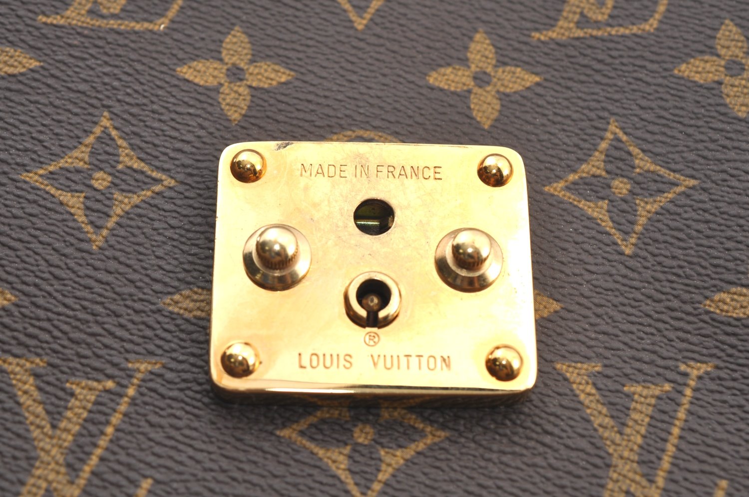 Auth Louis Vuitton Monogram Porte Documents Bandouliere M53338 Briefcase 5243H