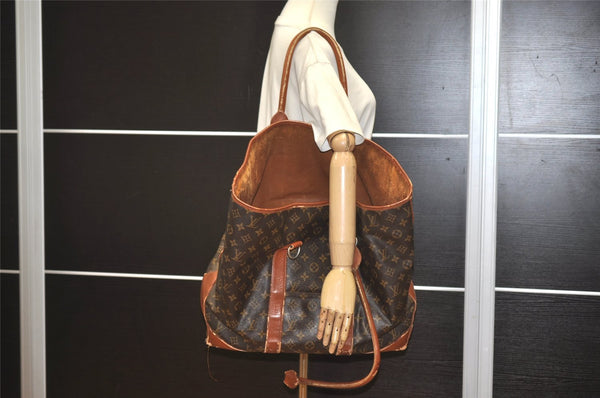 Auth Louis Vuitton Monogram Sac Weekend GM Vintage Tote Bag M42420 LV Junk 5243I