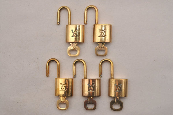 Authentic Louis Vuitton Padlock & Keys 10Set LV 5243J