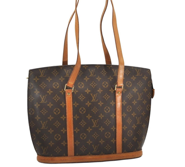 Authentic Louis Vuitton Monogram Babylone Shoulder Tote Bag M51102 LV 5245K