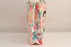 Auth CHANEL Floral Tote Bag Plastic Chain Vinyl Enamel CC Logo Cream Junk 5245M