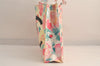 Auth CHANEL Floral Tote Bag Plastic Chain Vinyl Enamel CC Logo Cream Junk 5245M