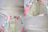 Auth CHANEL Floral Tote Bag Plastic Chain Vinyl Enamel CC Logo Cream Junk 5245M