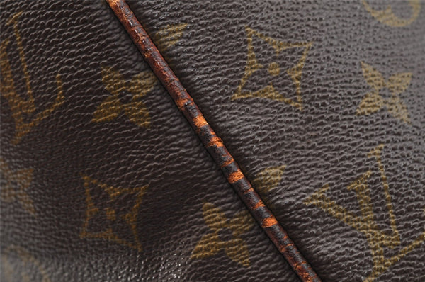 Authentic Louis Vuitton Monogram Sac Souple 45 Hand Boston Bag M41624 LV 5246I