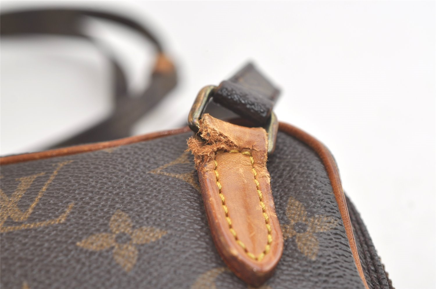 Auth Louis Vuitton Monogram Marly Bandouliere Shoulder Bag M51828 Junk 5246K