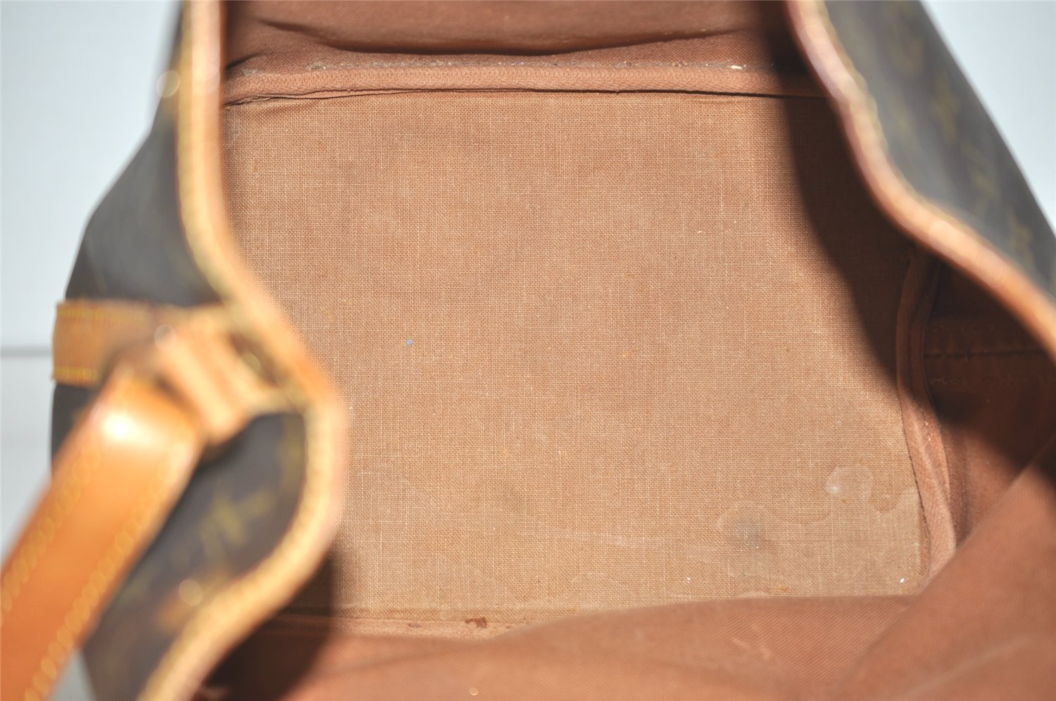 Authentic Louis Vuitton Monogram Petit Noe M42226 Shoulder Drawstring Bag 5247I