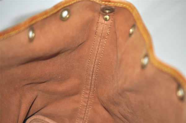 Authentic Louis Vuitton Monogram Petit Noe M42226 Shoulder Drawstring Bag 5247I