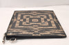 Authentic GUCCI GG Caleido Clutch Hand Bag GG PVC Leather 411768 Black 5247K