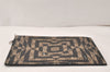 Authentic GUCCI GG Caleido Clutch Hand Bag GG PVC Leather 411768 Black 5247K