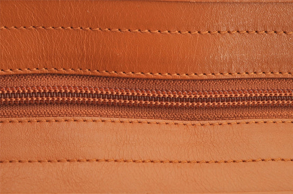 Authentic GUCCI Vintage Shoulder Tote Bag Canvas Leather Orange 5248I