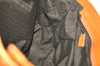 Authentic GUCCI Vintage Shoulder Tote Bag Canvas Leather Orange 5248I