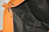 Authentic GUCCI Vintage Shoulder Tote Bag Canvas Leather Orange 5248I