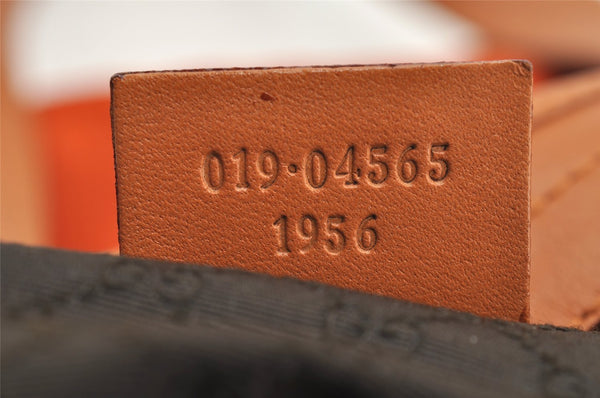 Authentic GUCCI Vintage Shoulder Tote Bag Canvas Leather Orange 5248I
