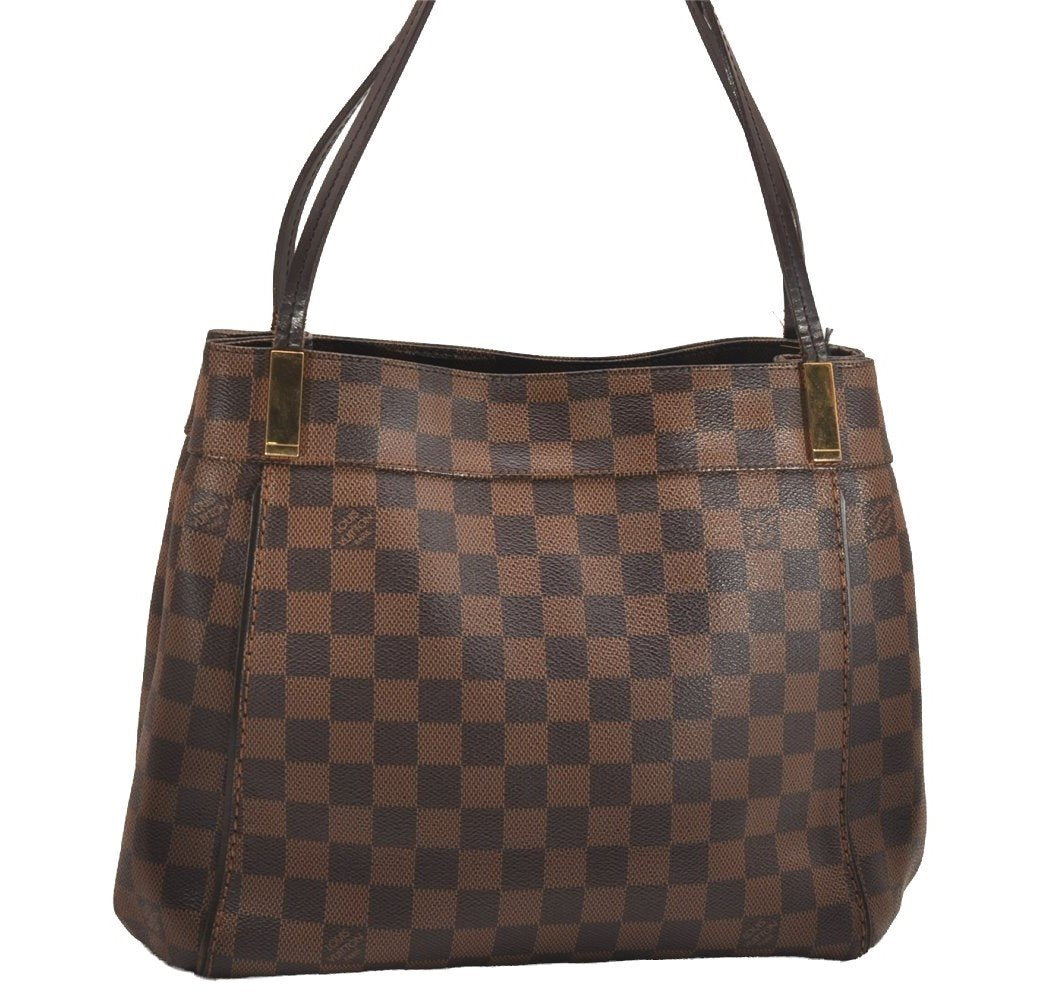 Authentic Louis Vuitton Damier Marylebone PM Shoulder Tote Bag N41215 LV 5248J