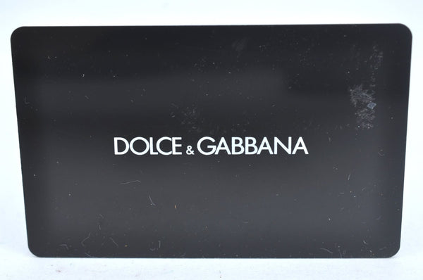 Authentic DOLCE&GABBANA Clutch Hand Bag Purse Leather Navy Blue 5249J