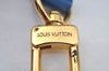 Authentic Louis Vuitton Leather Shoulder Strap Blue 38.6-45.3" LV 5253K