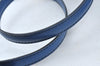 Authentic Louis Vuitton Leather Shoulder Strap Blue 38.6-45.3" LV 5253K