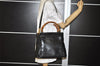Authentic GUCCI Bamboo Vintage 2way Hand Shoulder Bag Leather Black Junk 5254I