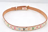 Louis Vuitton Monogram Multicolor Ceinture Belt White 70cm 27.6" M9272 LV 5254K