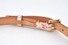 Louis Vuitton Monogram Multicolor Ceinture Belt White 70cm 27.6" M9272 LV 5254K