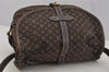 Auth Louis Vuitton Monogram Mini Lin Saumur 30 Shoulder Bag M95227 Brown 5255J