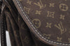 Auth Louis Vuitton Monogram Mini Lin Saumur 30 Shoulder Bag M95227 Brown 5255J