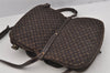 Auth Louis Vuitton Monogram Mini Lin Saumur 30 Shoulder Bag M95227 Brown 5255J