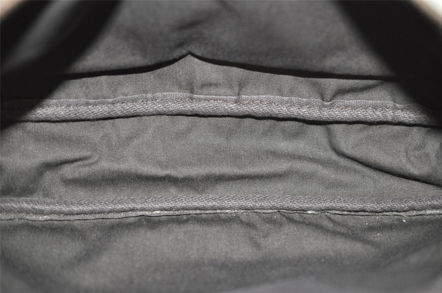 Auth Louis Vuitton Monogram Mini Lin Saumur 30 Shoulder Bag M95227 Brown 5255J