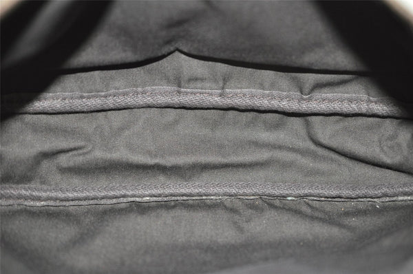 Auth Louis Vuitton Monogram Mini Lin Saumur 30 Shoulder Bag M95227 Brown 5255J