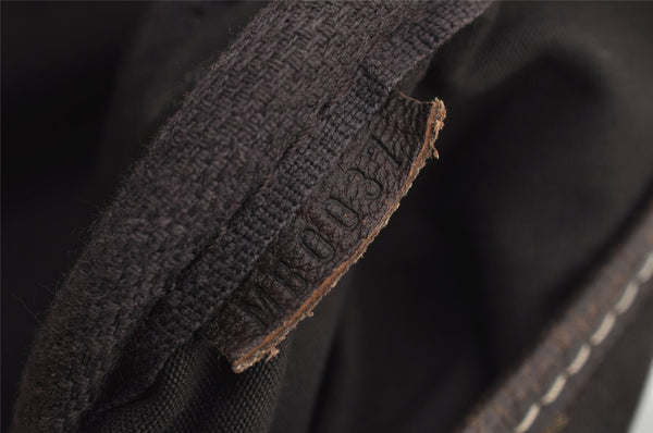 Auth Louis Vuitton Monogram Mini Lin Saumur 30 Shoulder Bag M95227 Brown 5255J