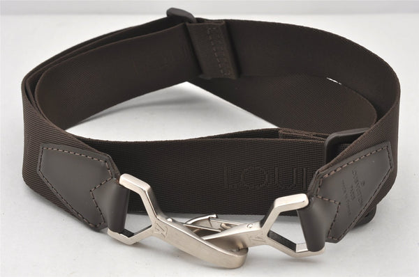 Authentic Louis Vuitton Canvas Leather Shoulder Strap Brown 38.2-58.3" LV 5255K