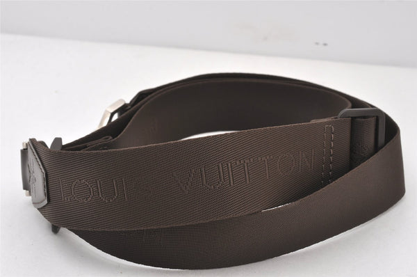 Authentic Louis Vuitton Canvas Leather Shoulder Strap Brown 38.2-58.3" LV 5255K