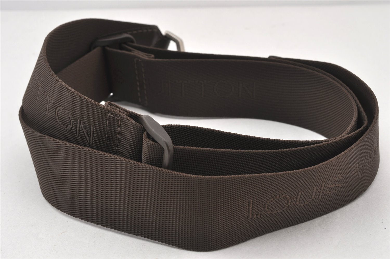 Authentic Louis Vuitton Canvas Leather Shoulder Strap Brown 38.2-58.3