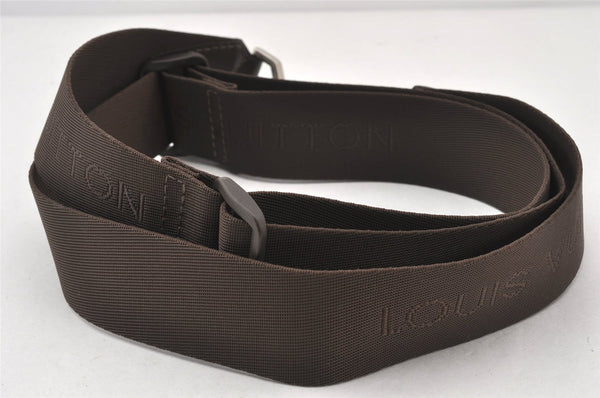 Authentic Louis Vuitton Canvas Leather Shoulder Strap Brown 38.2-58.3" LV 5255K