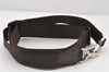Authentic Louis Vuitton Canvas Leather Shoulder Strap Brown 38.2-58.3" LV 5255K