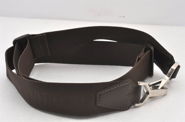 Authentic Louis Vuitton Canvas Leather Shoulder Strap Brown 38.2-58.3" LV 5255K