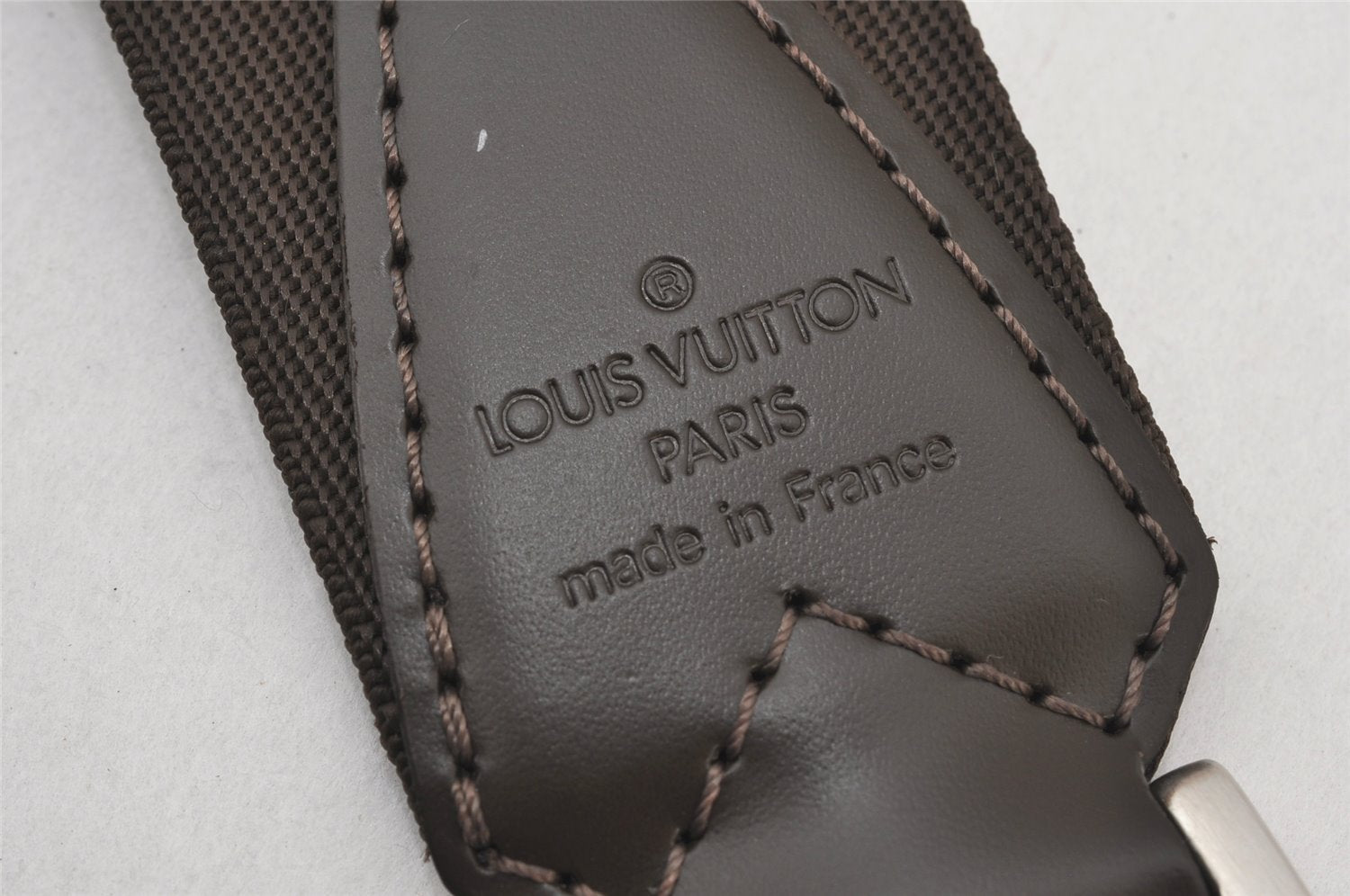 Authentic Louis Vuitton Canvas Leather Shoulder Strap Brown 38.2-58.3