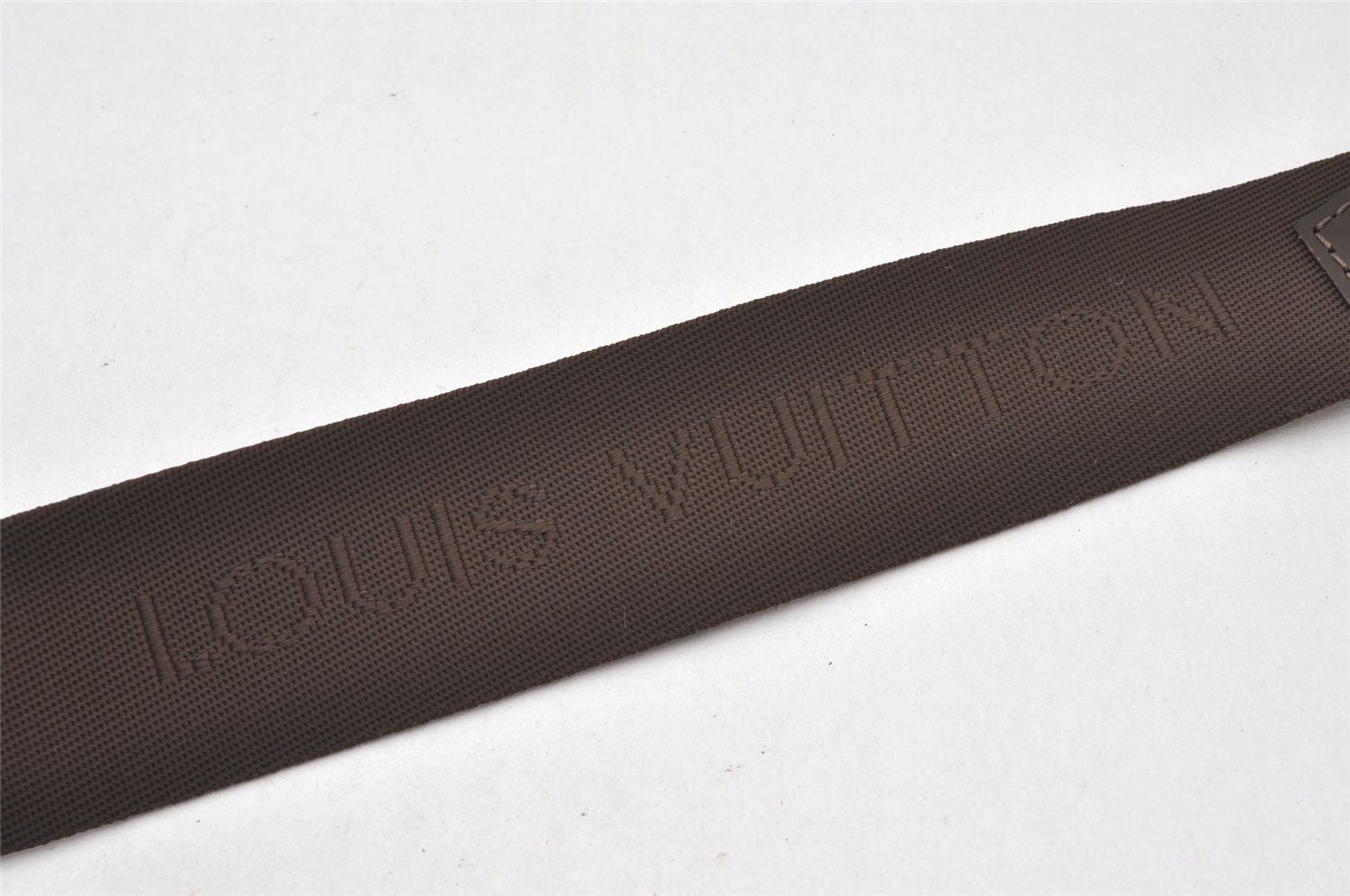 Authentic Louis Vuitton Canvas Leather Shoulder Strap Brown 38.2-58.3