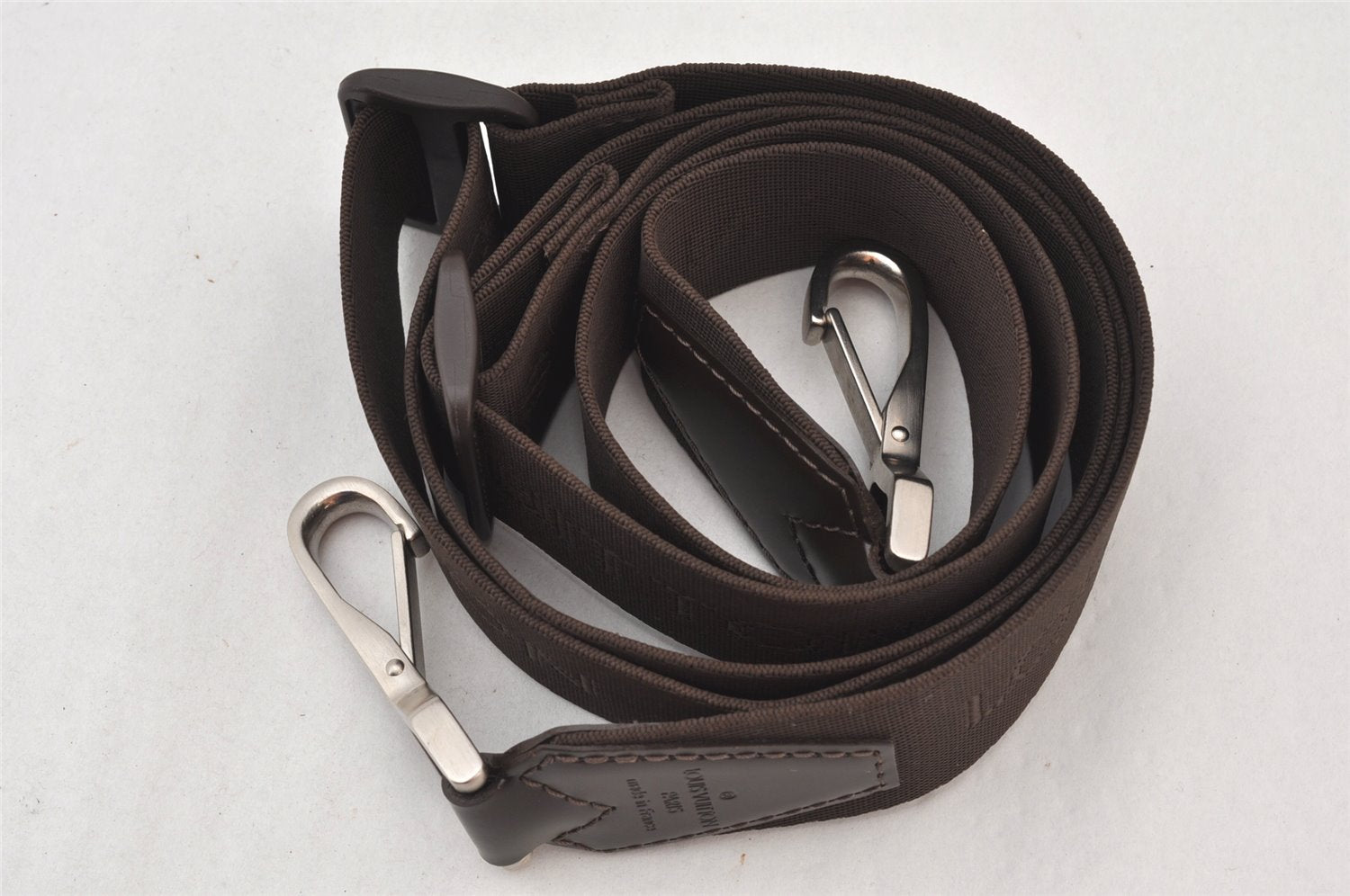 Authentic Louis Vuitton Canvas Leather Shoulder Strap Brown 38.2-58.3