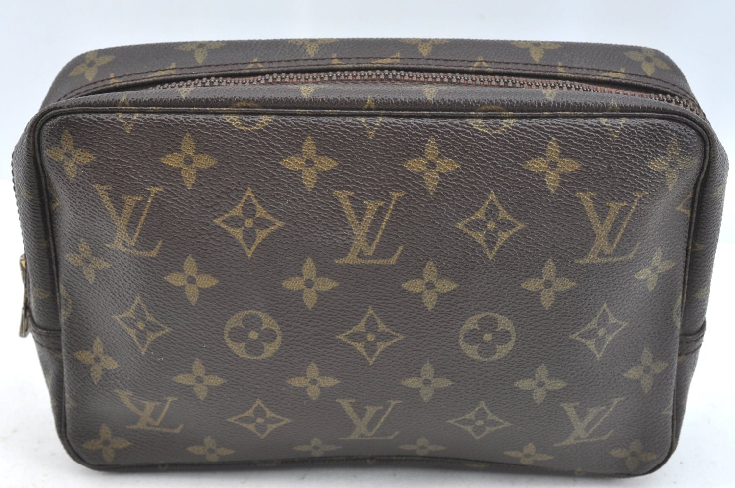 Authentic Louis Vuitton Monogram Trousse Toilette 23 Clutch Bag M47524 LV 5256I