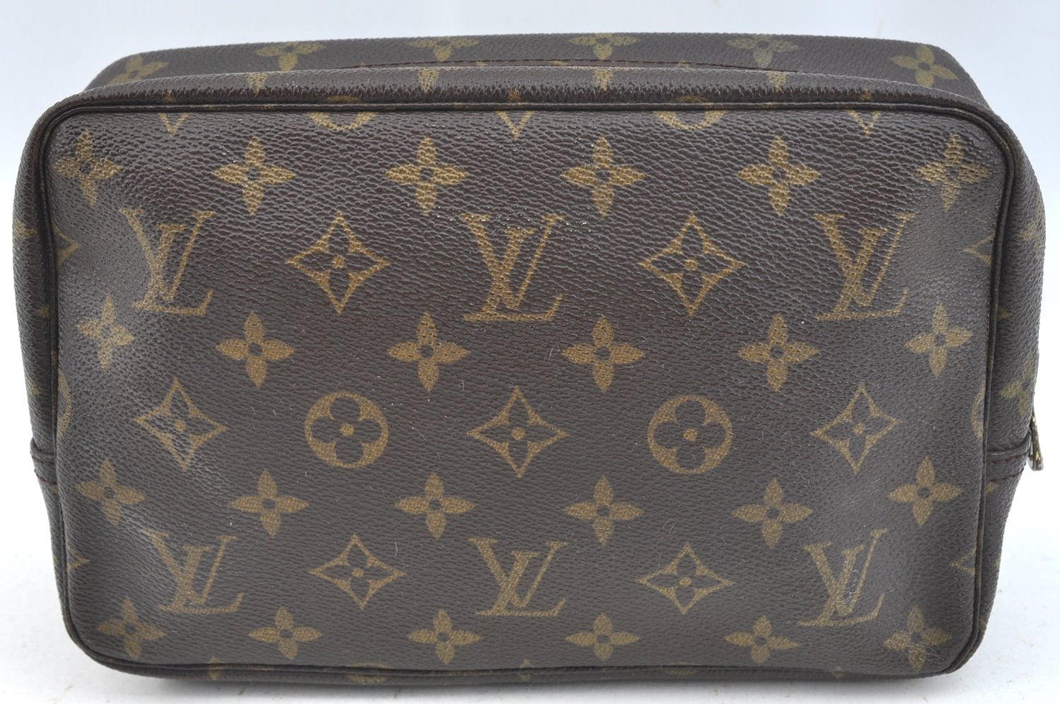 Authentic Louis Vuitton Monogram Trousse Toilette 23 Clutch Bag M47524 LV 5256I