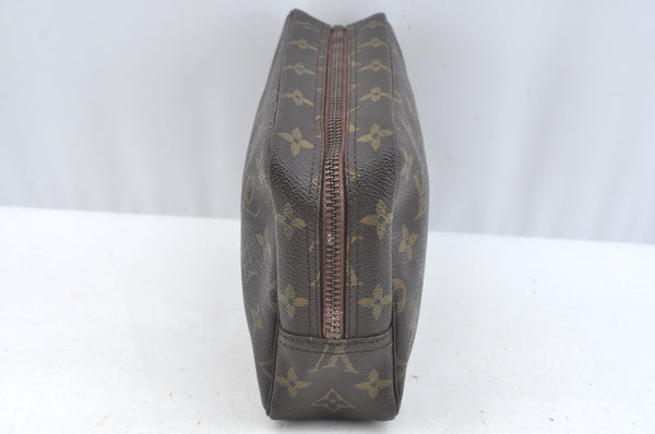 Authentic Louis Vuitton Monogram Trousse Toilette 23 Clutch Bag M47524 LV 5256I