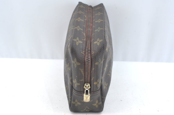 Authentic Louis Vuitton Monogram Trousse Toilette 23 Clutch Bag M47524 LV 5256I
