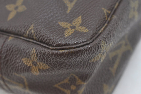Authentic Louis Vuitton Monogram Trousse Toilette 23 Clutch Bag M47524 LV 5256I