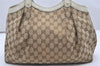 Authentic GUCCI Sukey Shoulder Tote Bag GG Canvas Leather 211944 Brown 5257K