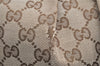 Authentic GUCCI Sukey Shoulder Tote Bag GG Canvas Leather 211944 Brown 5257K